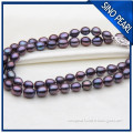 AA 8-9 MM china chunky chain freshwater pearl necklace